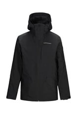 Peak Performance Men's Maroon Long Ski Jacket Black