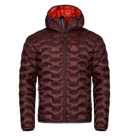 State of Elevenate Motion Hood Heren Ski Jas Maroon Brown