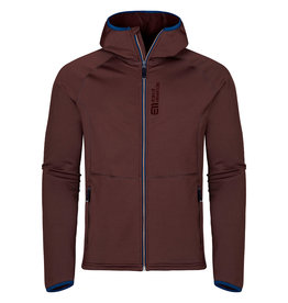 State of Elevenate Skiërs Hood Heren Midlayer Maroon Brown