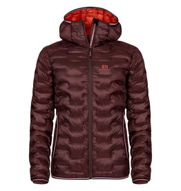 State of Elevenate Motion Hood Dames ski jas Maroon Brown