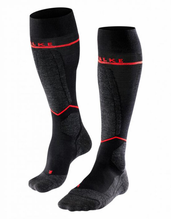 Falke SK4 Energizing Light Dames skisokken Black-Mix