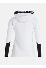 Peak Performance W Rider Zip Hood Offwhite Black