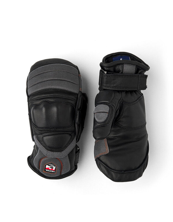 Hestra Impact Racing Jr Mitt Black Flame Red