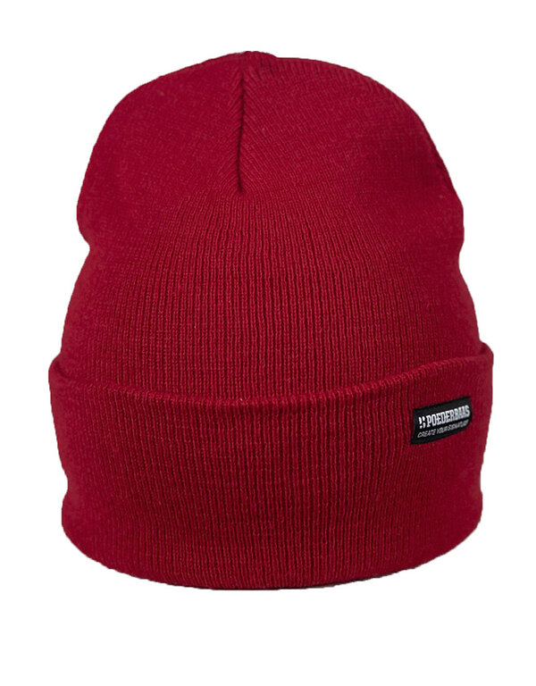 Poederbaas Beetroot beanie - Red