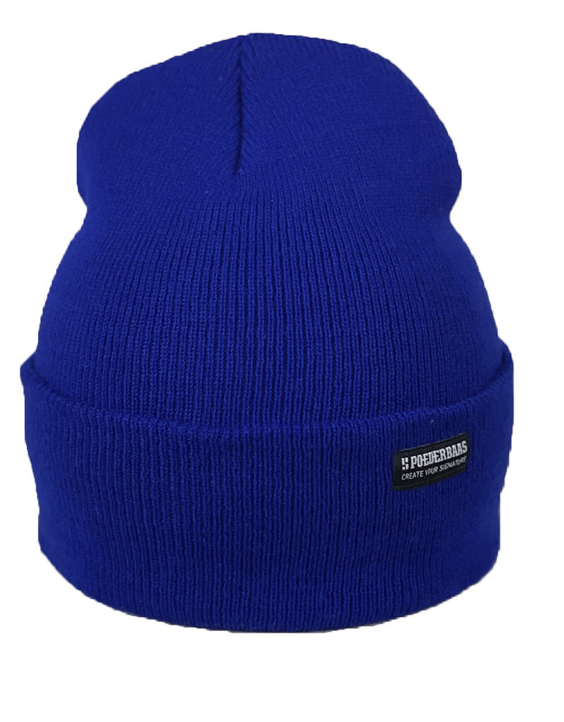 Poederbaas Midnight blue beanie - Blauw