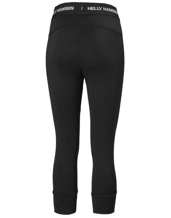 Helly Hansen Lifa Merino Midweight 3/4 Pant Woman - Black