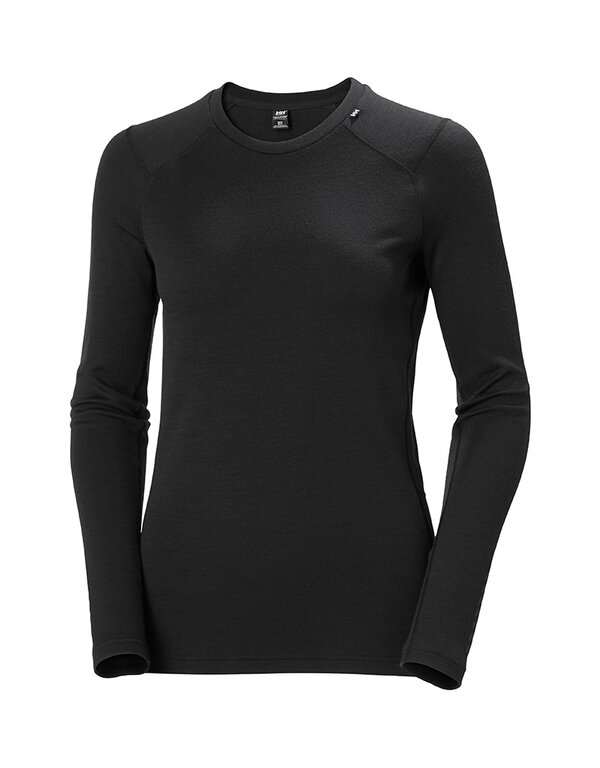 Helly Hansen Lifa Merino Midweight Crew Woman - Black