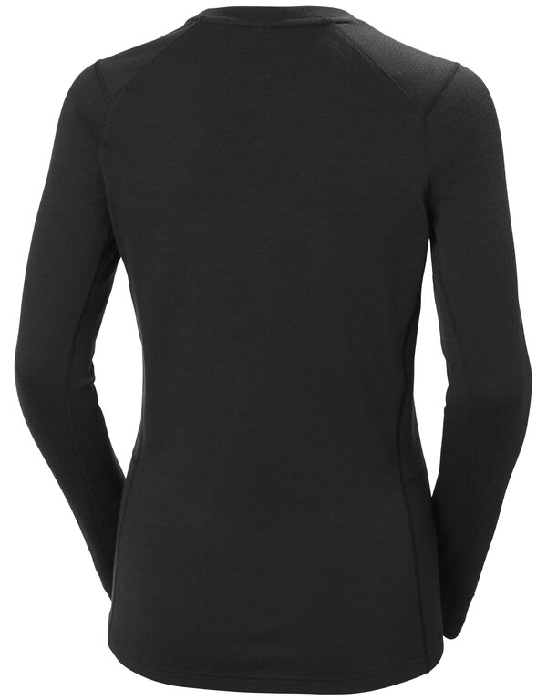 Helly Hansen Lifa Merino Midweight Crew Woman - Black