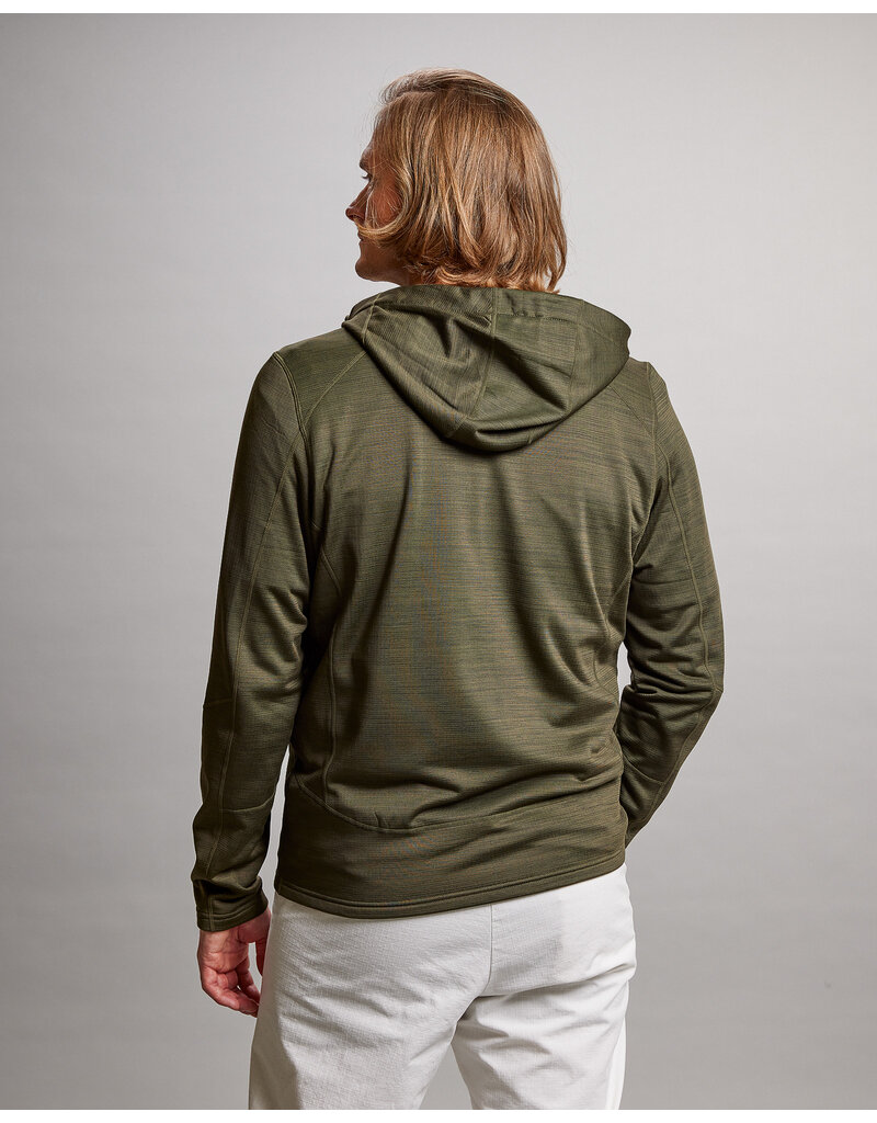 The Mountain Studio Techno Stretch Mid Hood - Forest Green