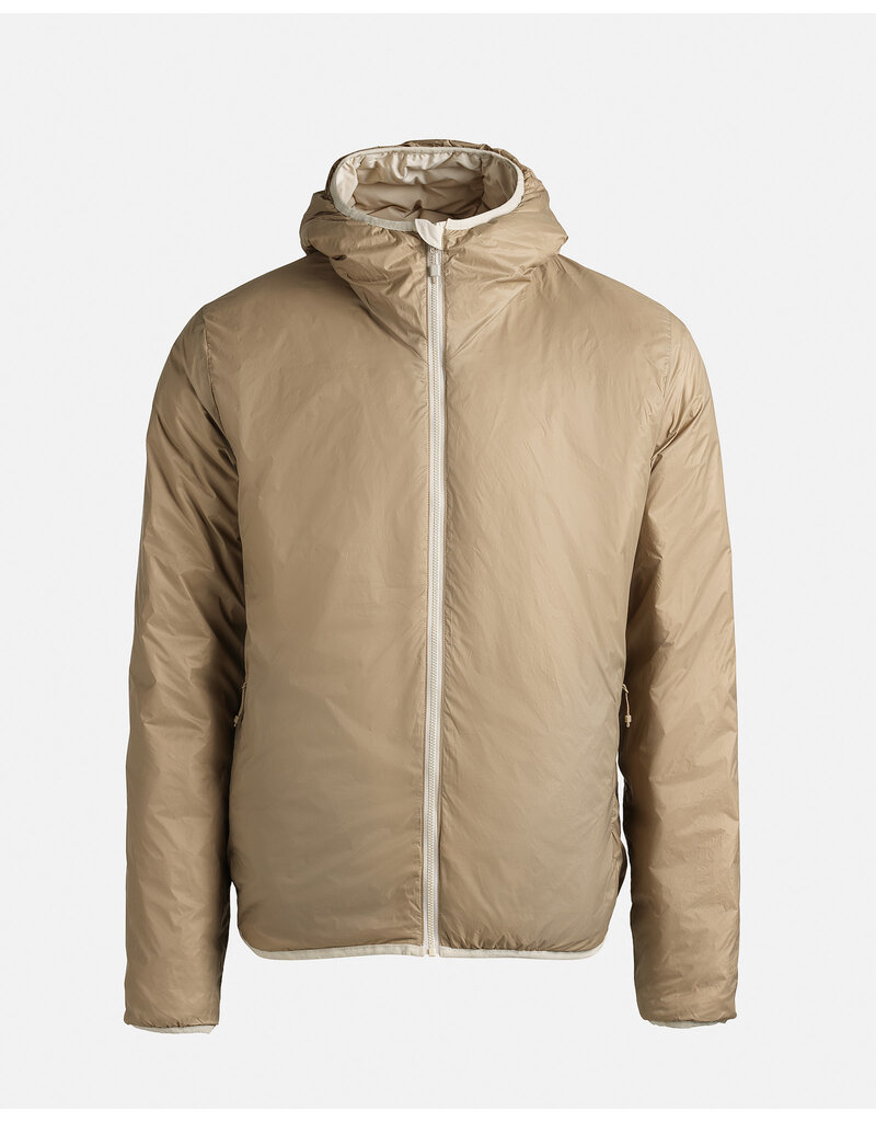 The Mountain Studio Reversible Light Hood Jacket - Castle Wall Sand