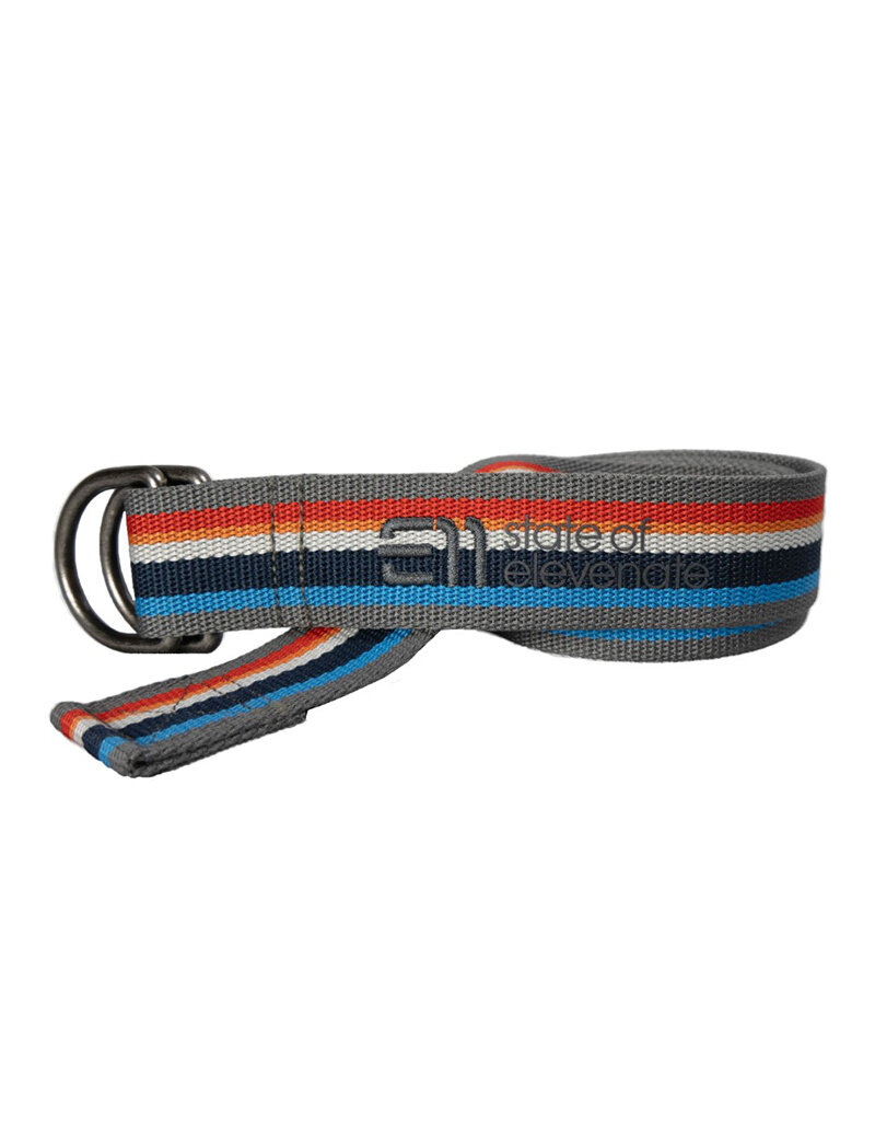 State of Elevenate Elevenate Striped Belt - Dark Navy