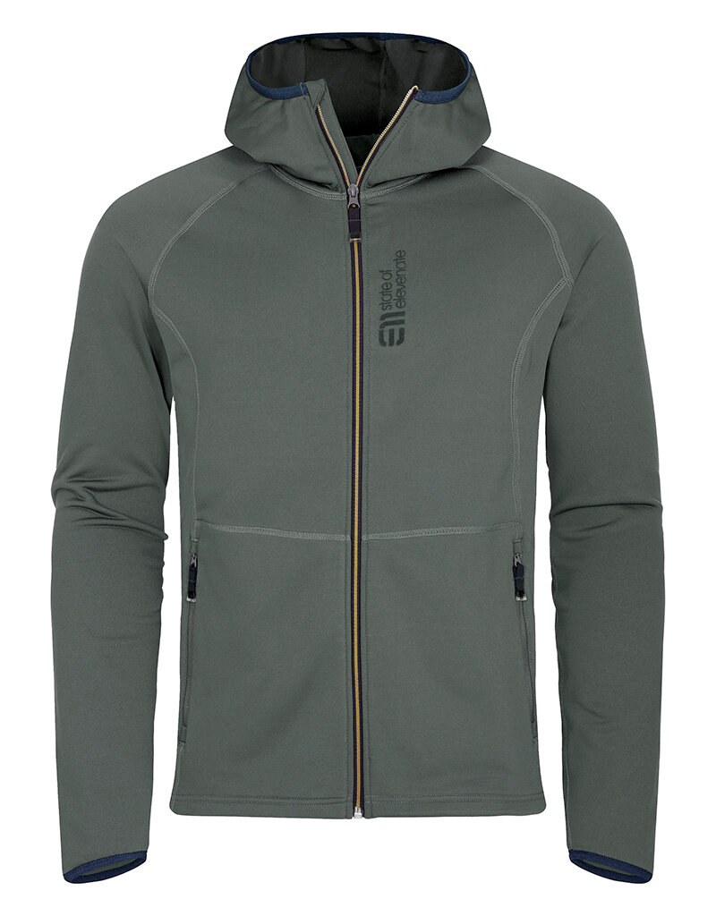 State of Elevenate M Skiers Hood - Gray Green