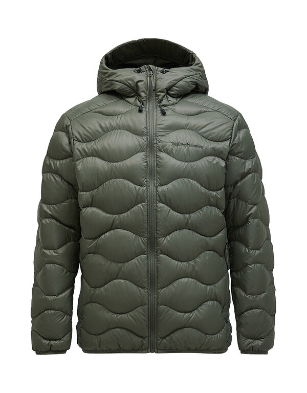 Peak Performance Helium Down Hood Jacket - Pine Needle