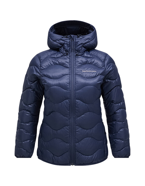 Peak Performance W Helium Down Hood Jacket - Blue Shadow