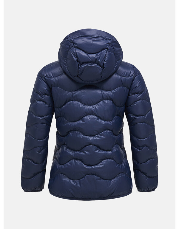 Peak Performance W Helium Down Hood Jacket - Blue Shadow