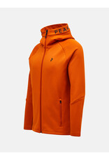 Peak Performance Rider Zip Hood - Gold Flame