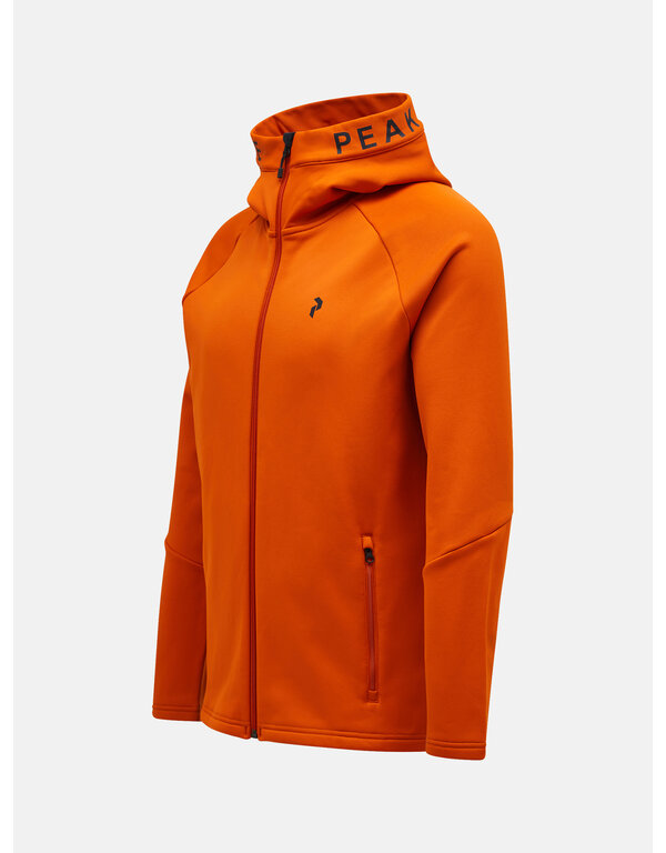 Peak Performance Rider Zip Hood - Gold Flame