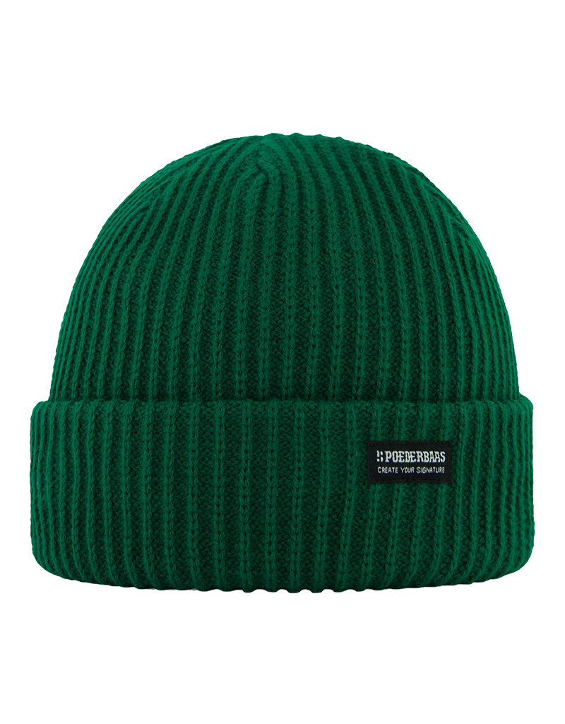 Poederbaas Royal Rib Beanie - Green