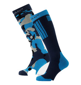 Poederbaas Ski Socks 2-pack - Camo Navy