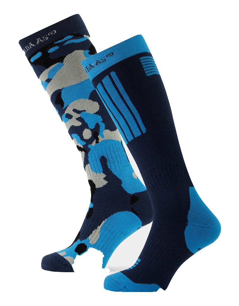 Poederbaas Ski Socks 2-pack - Camo Navy