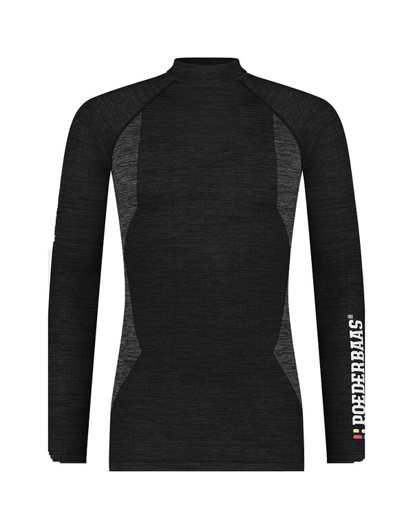 Poederbaas Technical Thermoshirt LS Men - Black