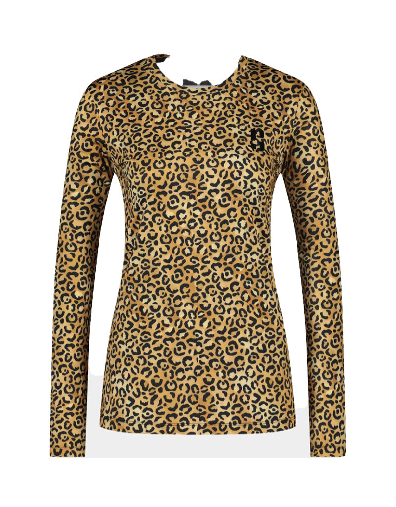 Poederbaas Thermoshirt Animal Women - Panther Brown