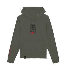 VAN DEER-Red Bull Sports Van Deer Logo Hoody - Khaki