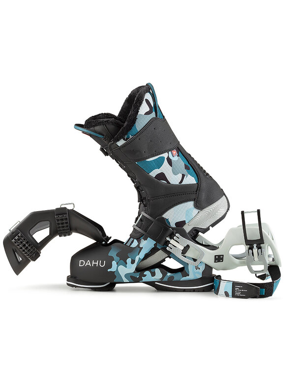 Dahu Ecorce 01 Women - Black/Blue Camo