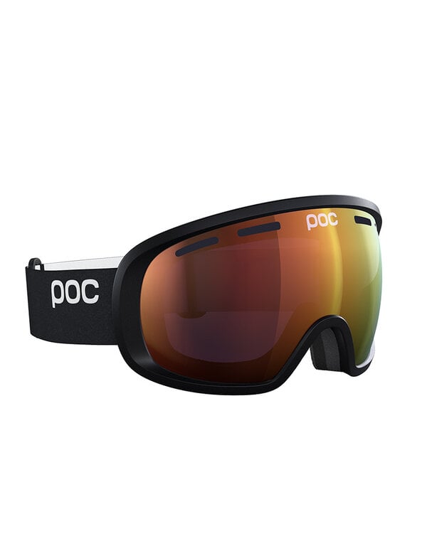 POC Fovea Mid - Uranium Black/Partly Sunny Orange