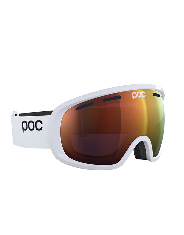 POC Fovea - Hydrogen White/Partly Sunny Orange