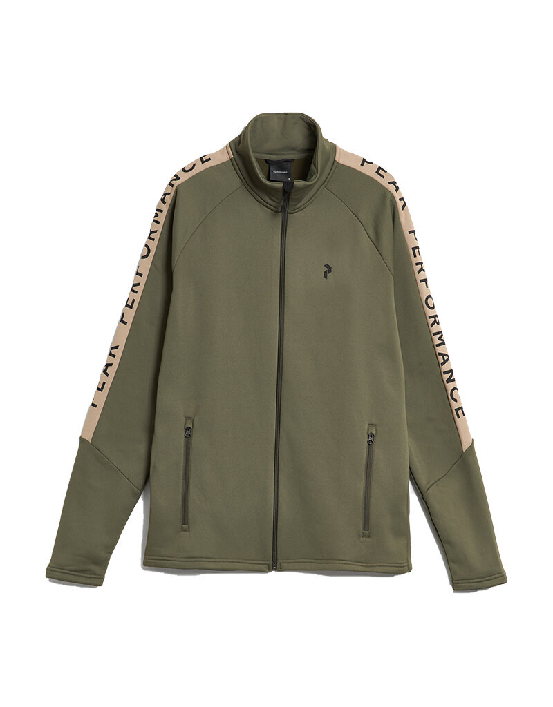 Peak Performance Rider Zip Jacket - Pine Needle/Avid Beige