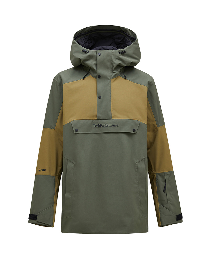 Peak Performance 2L Anorak Snap Green Pine Needle Ski Center Heemskerk
