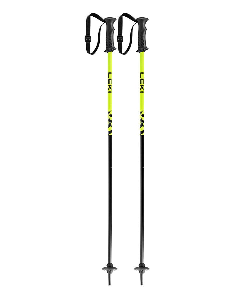 Leki Rider black-neon yellow - white