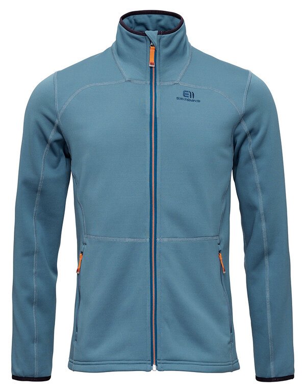 State of Elevenate M Skiers Fleece Zip - Indian Blue