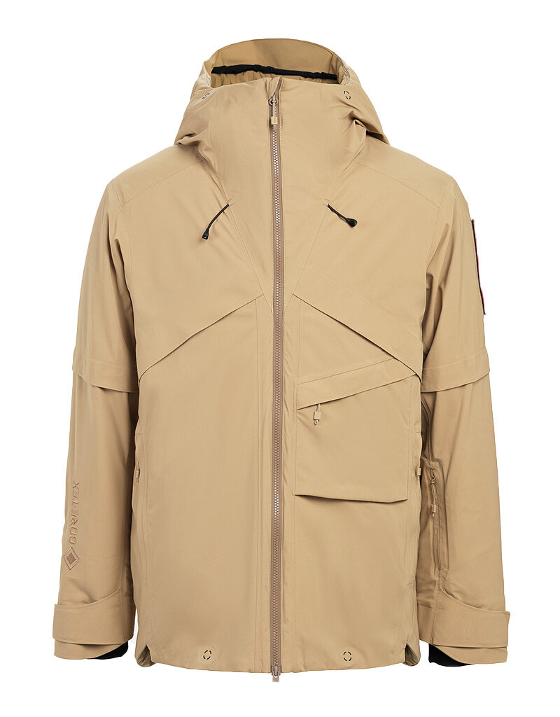 The Mountain Studio Gore-tex 2L Stretch Insulated Jacket - Sand Solid