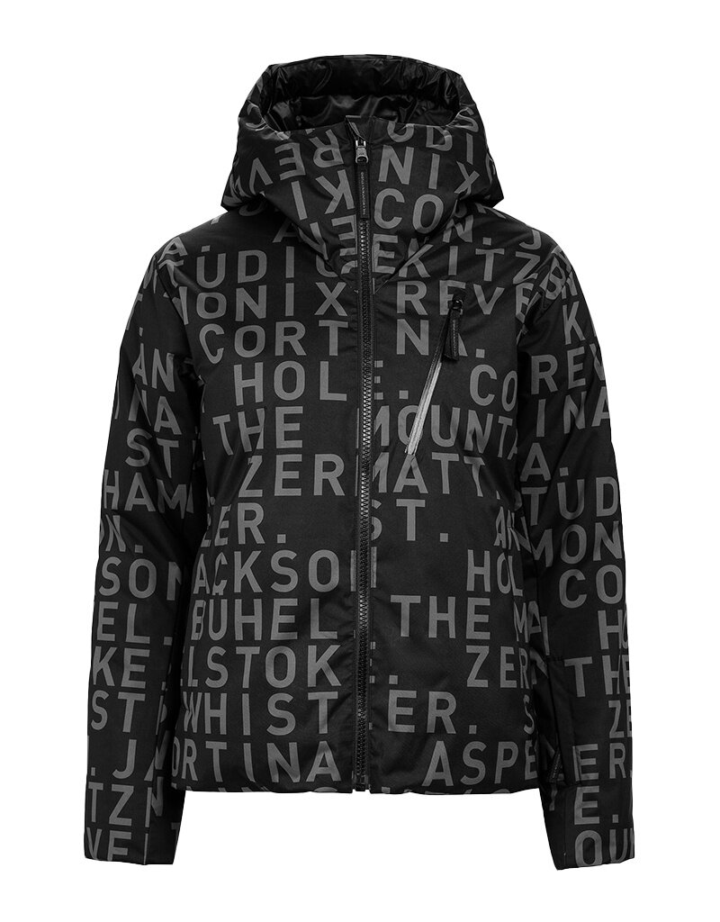 The Mountain Studio W Pertex Reversible Tecno Down Jacket - Black Onyx