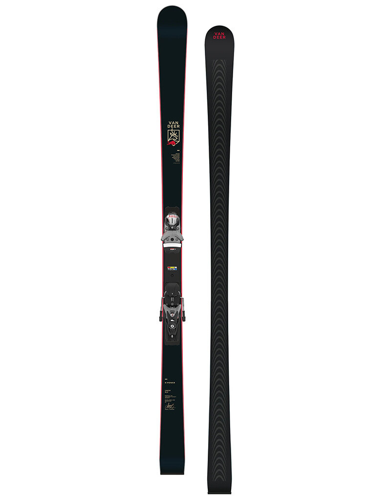 VAN DEER H-POWER w/R22 WC + SPX 12 GW Binding - Black