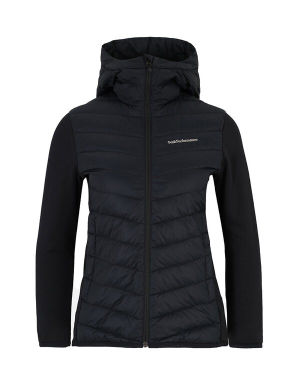 Peak Performance W Frost Down Hybrid Hood - Black
