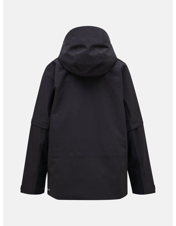 Peak Performance M Edge Insulated Jacket - Offblack/Black