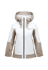 Peak Performance W Rider Tech Insulated Jacket - Offwhite/Avid Beige
