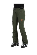 Keely-R Dames Skibroek Olive Melange