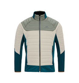 State of Elevenate Hybrid Jacket - Dark Steel Blue/Ecru