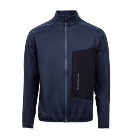 The Mountain Studio Techno Grid Fleece T-Neck - Eclipse