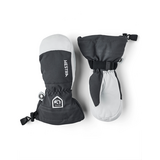 Hestra Army Leather Heli Ski Jr Mitt - Grey