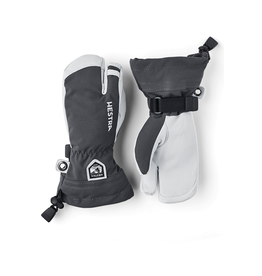 Hestra Army Leather Heli Ski Jr 3f - Grey