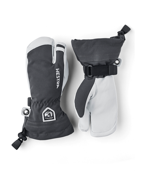 Hestra Army Leather Heli Ski Jr 3f - Grey