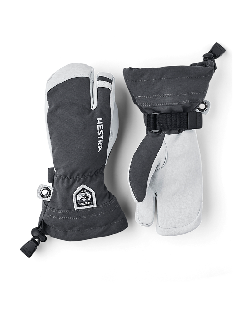 Hestra Army Leather Heli Ski Jr 3f - Grey