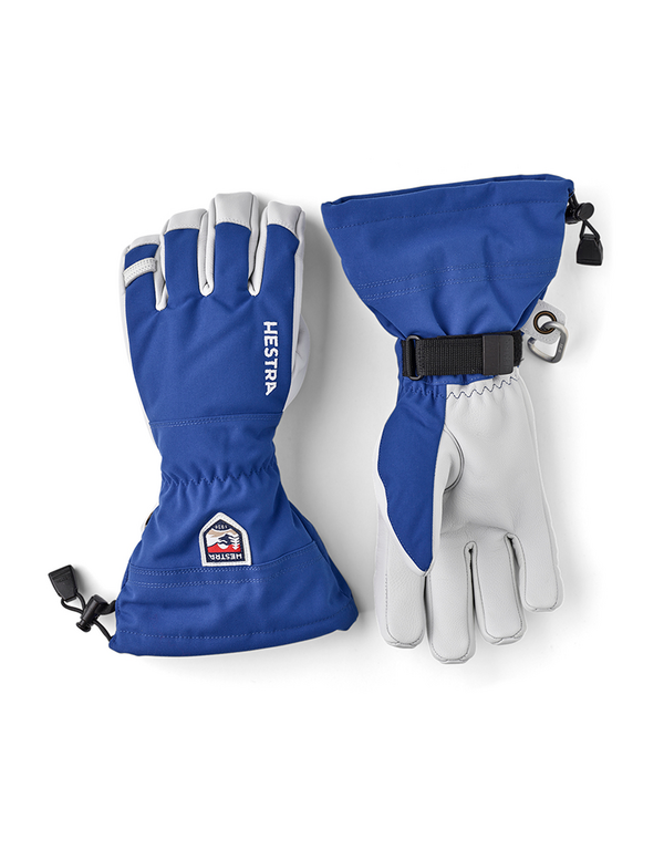 Hestra Army Leather Heli Ski 5f Royal Blue