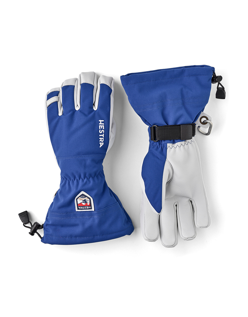 Hestra Army Leather Heli Ski 5f Royal Blue