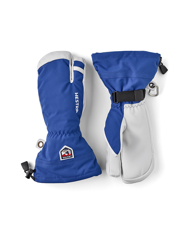 Hestra Army Leather Heli Ski 3f Royal Blue